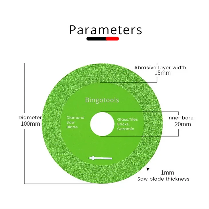 Diamond Cutting Disc Glass
