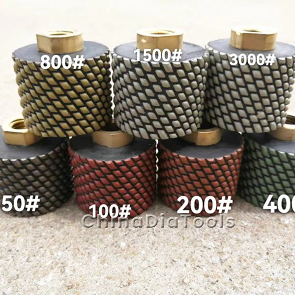 Cylindrical Type Diamond Polishing Flexible Pad
